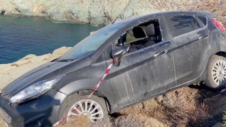 Αμάξι από το έγκλημα στην Φολέγανδρο