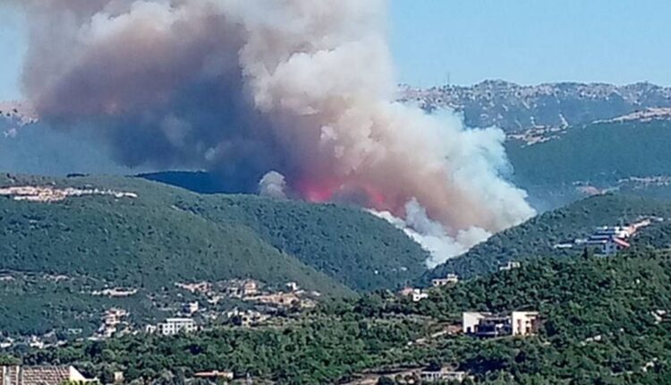 Λίβανος φωτιά