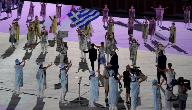 Είσοδος Ελληνικής αποστολής Ολυμπιακοί αγώνες Τόκιο 2020