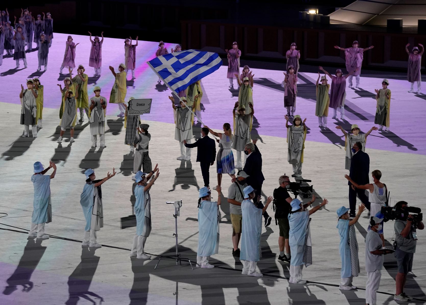 Είσοδος Ελληνικής αποστολής Ολυμπιακοί αγώνες Τόκιο 2020