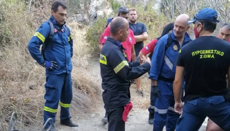 Διάσωση γυναίκας