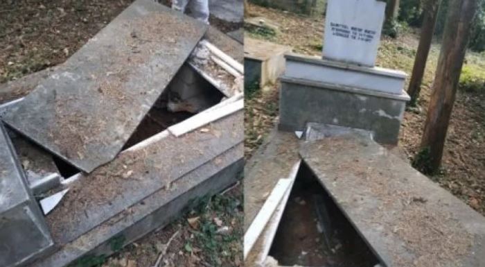 Βανδαλισμένος εβραϊκός Τάφος