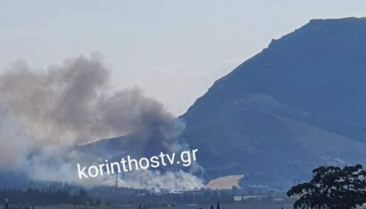 Φωτιά στην Αρχαία Κόρινθο