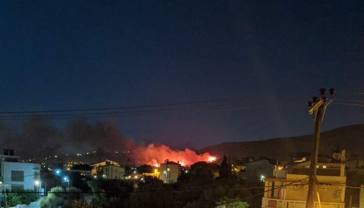 Φωτιά στη Νέα Μάκρη