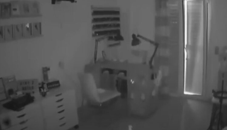 Ο σεισμός στην Κρήτη από κάμερα σπιτιού