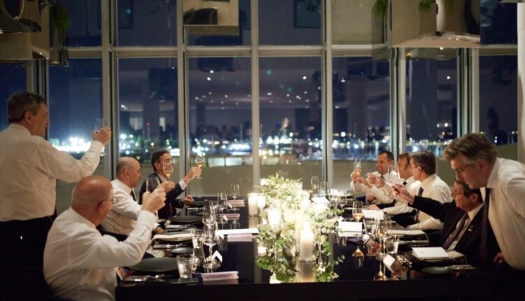 Μητστοάκης Δείπνο Ηγετών Ε.Ε.