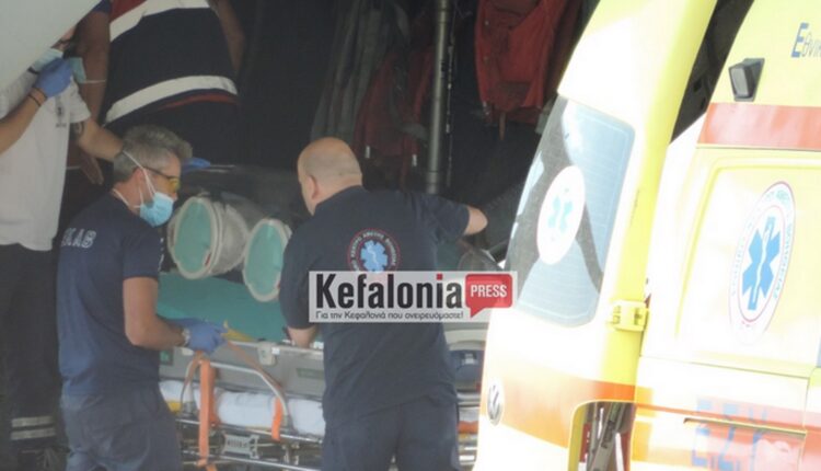 Αεροδιακομιδή ασθενή με κορωνοϊό στην Κεφαλονιά