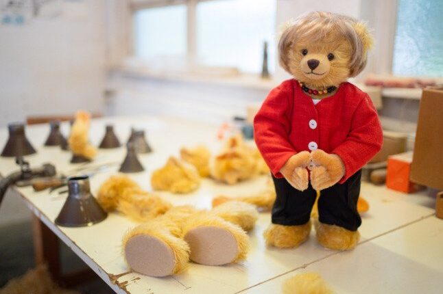 Αρκουδάκι με τα χαρακτηριστικά της Μέρκελ