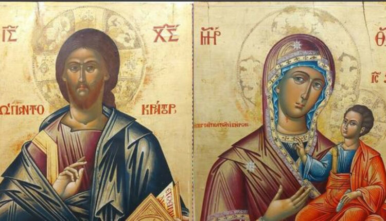 Η εικόνα του Χριστού και της Παναγίας