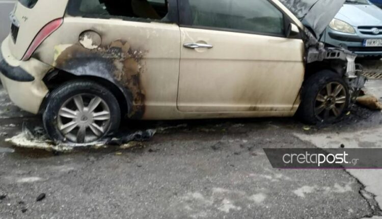 Εμπρησμός αυτοκινήτου στο Ηράκλειο