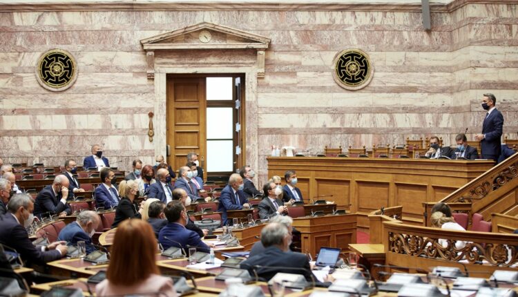 Κυριάκος Μητσοτάκης στη Βουλή