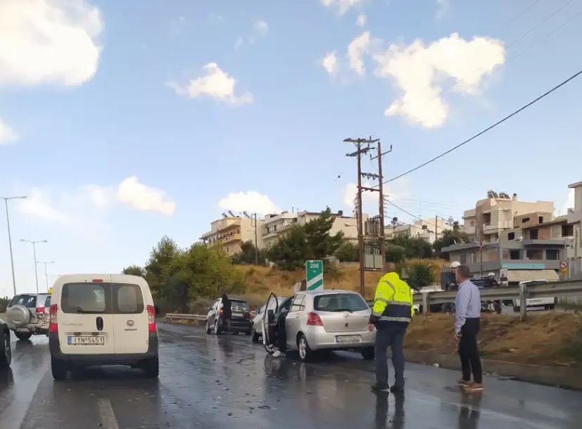 Τρακάρισμα στο Ηράκλειο