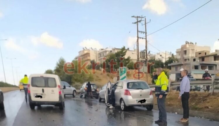 Τρακάρισμα στο Ηράκλειο