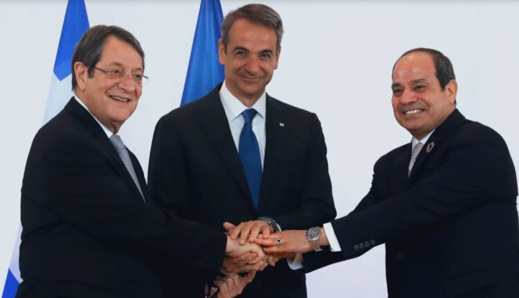 Κυριάκος Μητσοτάκης - Αλ Σίσι - Νίκος Αναστασιάδης