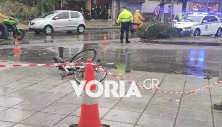 Τροχαίο με ποδηλάτισσα στη Θεσσαλονίκη