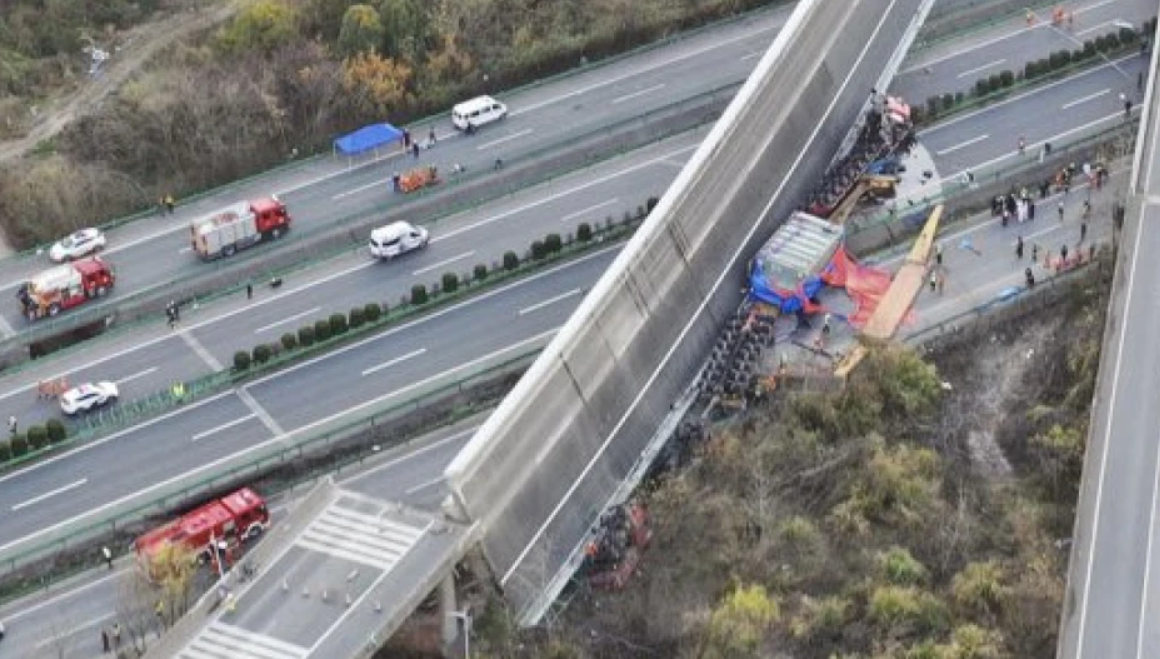 Κατάρρευση γέφυρας στην Κίνα
