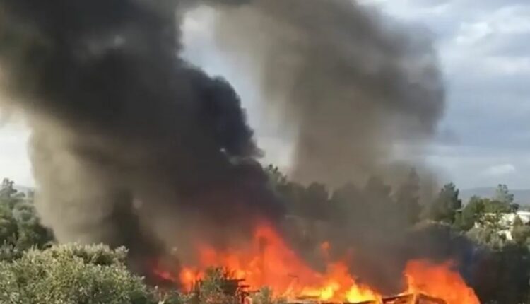 Φωτιά στην Παιανία