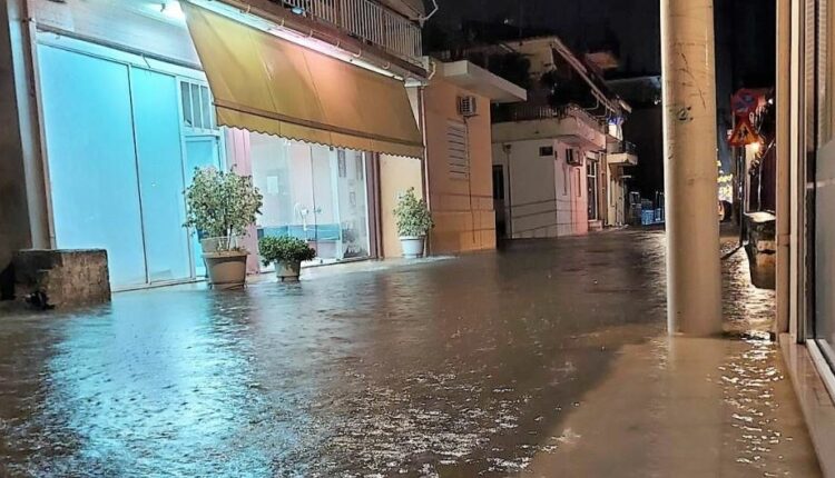Κακοκαιρία στο Μεσολόγγι