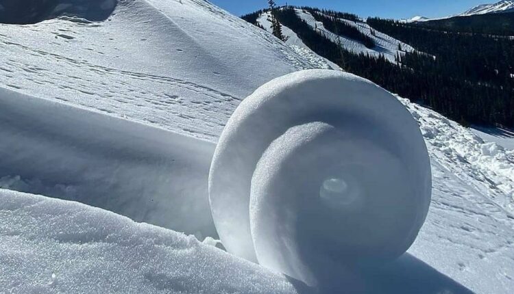 Κύλινδρος χιονιού