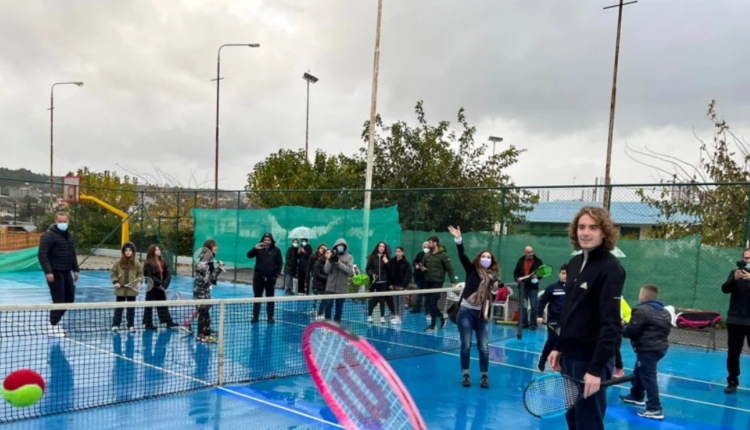 Ο Τσιτσιπάς στο Αρκαλοχώρι