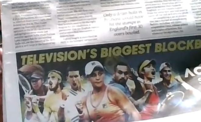 Εφημερίδα για Τζόκοβιτς