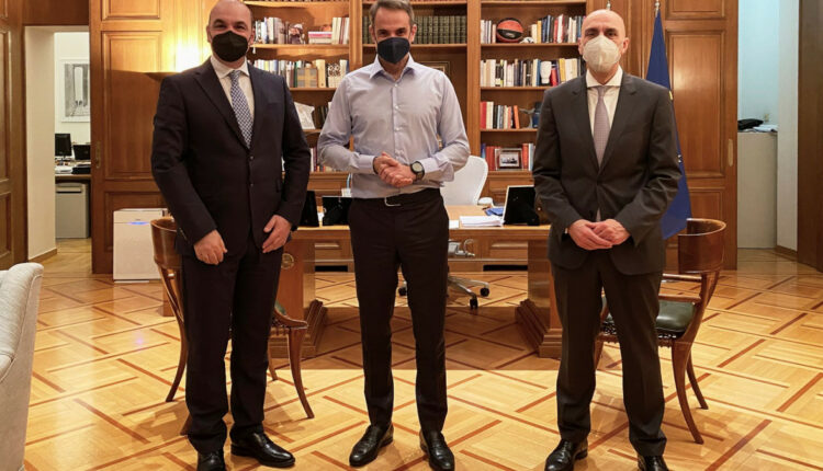 Κυριάκος Μητσοτάκης με προέδρους Επιμελητηρίου