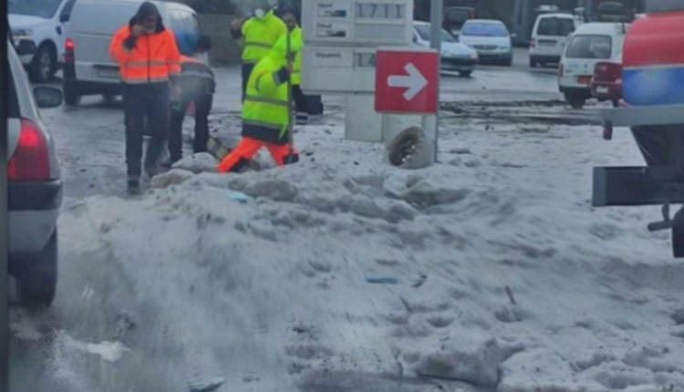 Κακοκαιρία στη Σαντορίνη