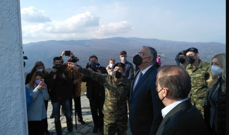 Ο Τάκης Θεοδωρικάκος στο οχυρό Ρούπελ