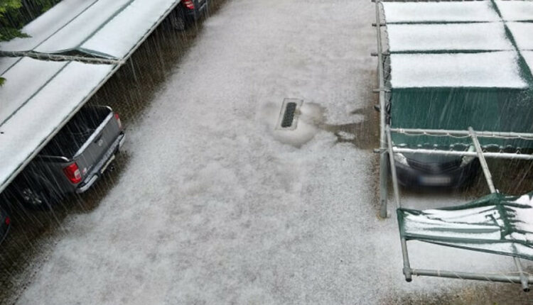 Χαλάζι στο Ηράκλειο