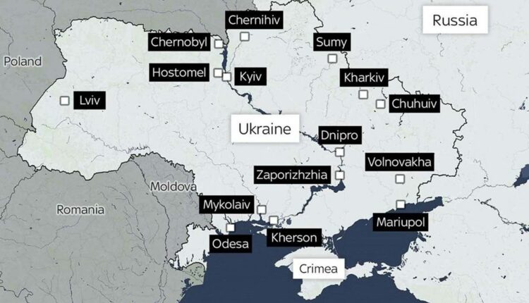ουκρανια χαρτης