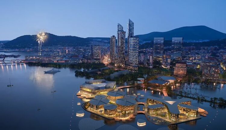 Πλωτή πόλη στη Νότια Κορέα