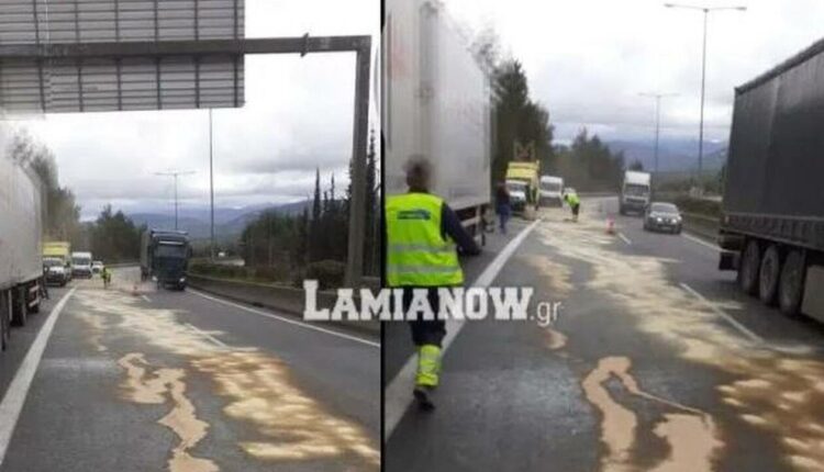 Φορτηγό στη Λαμία