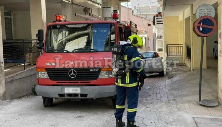 Πυρκαγιά στη Λαμία