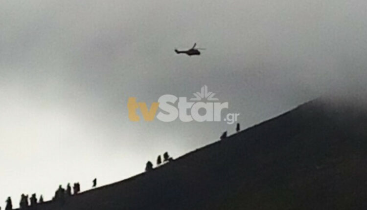 Ελικόπτερο στην Εύβοια